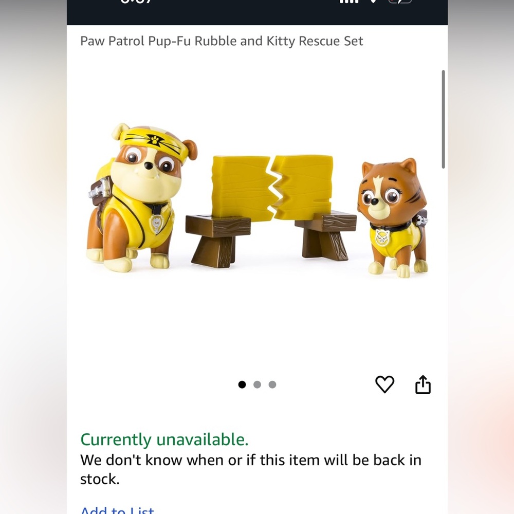 Paw Patrol - Pup-Fu Rubble and Kitty - Rescue Set - Picture 7 of 10